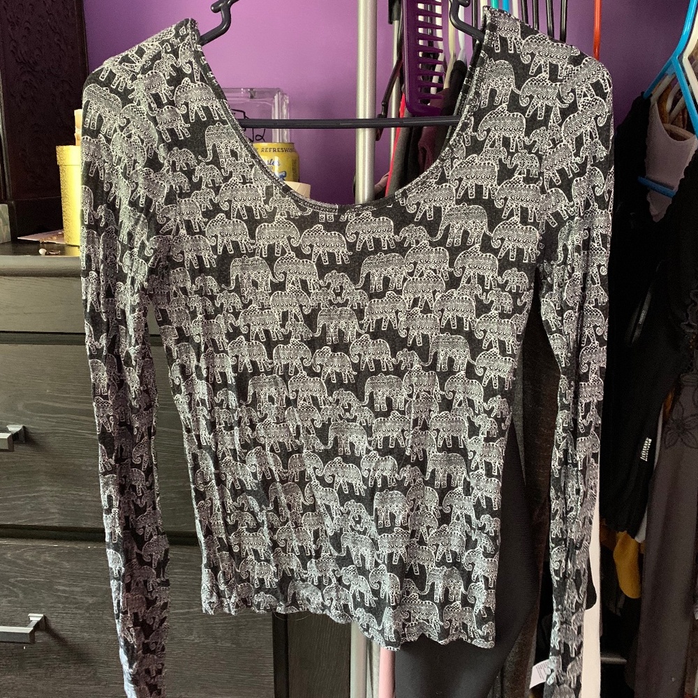 Elephant Long Sleeve Shirt